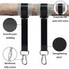 Tree Swing Hanging Straps Strong Hammock Chair Belts Kit