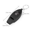 Multifunction 4 in 1 Safety Whistle w/Compass Thermometer Magnifier