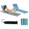 Outddoor Adjustable 3-Piece Beach Lounge Chair Mat Set