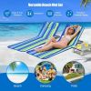 Outddoor Adjustable 3-Piece Beach Lounge Chair Mat Set