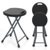 Folding Stool with Built-in Handle for Adults